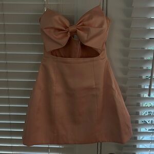 SAULEE Bow Mini Dress